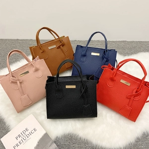 Women's Pebbled PU Leather Small Square Shoulder Bag Crossbody Handbag With Metal Decor Daily Casual Fashion Tote For Ladies