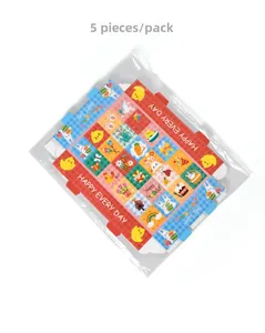Detailed 5-pack vintage Easter surprise gift boxes featuring bunny and chick illustrations