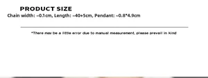 Detailed size specifications for gold plated snake chain necklace and ball fringe pendant