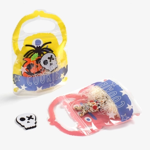 Kreative Monster-Süßigkeitentüten mit Griff und Verschluss für Halloween-Keksverpackungen