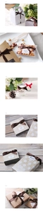 Brown satin ribbons in 3mm to 25mm widths used for DIY gift box and candle packaging