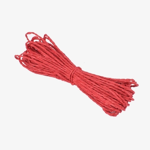 Red Raffia Paper Rope For Gift Wrapping DIY Craft Packaging Decoration Kraft Paper Cord String Handwoven