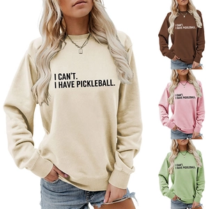 Detailansicht des I Can't I Have Pickleball Sweatshirts in vier verschiedenen Farben