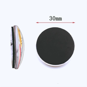 Artistic floral fridge magnet with 30mm diameter and round magnetic crystal glass design