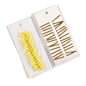 Mini gekleurde gestreepte strikken en gouden metalen bindstrips voor bakkerijverpakking