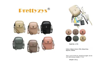 Comparaison détaillée des mini sacs bandoulière en six couleurs différentes