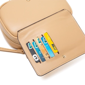 Women's cute floral phone bag with multiple card slots and magnetic snap closure