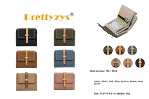 Detailed view showing multi-slot interior and texture of a vintage matte tri-fold wallet