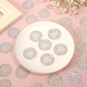 Holographic laser disco ball cardstock confetti for party table scatter decoration