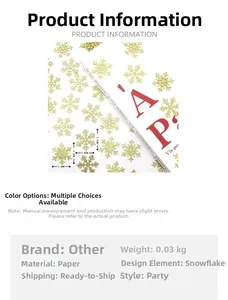 Close-up of golden glitter snowflake confetti, measuring 2.8x3.2cm for party decor