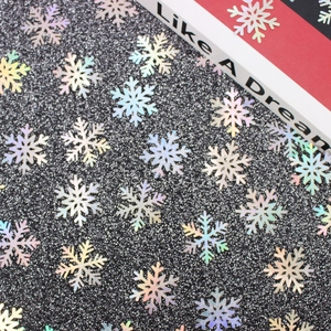 Holographic snowflake confetti 100pc set for Christmas party decorations and nail art