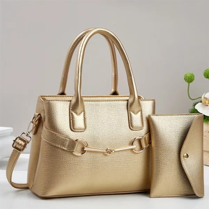 Sac À Main Et Pochette Femme Cuir PU Grain De Litchi Boucle Mors Élégant Sac À Épaule Bandoulière Mode