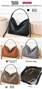 Detailed size specifications and color options for the large lychee leather tote bag