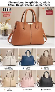Litchi pattern faux leather tote bag with dimensions 33x12x23cm and multiple color options
