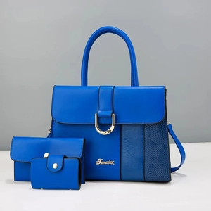 Collezione Di Borse Da Donna Include Grande Borsa Tote Borsa A Tracolla Portafoglio Lungo E Portacarte Pelle PU Trama Pelle Di Serpente Elegante Fibbia Oro