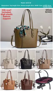 Detaillierte Innenfächer und sechs Farboptionen für gewebte Textur Shopper Tasche