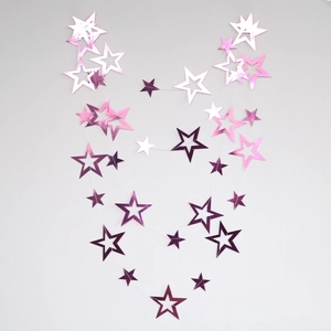 Spiegelkarton Hohlstern Girlande Glitzer Pentagramm Bunting Für Hochzeit Geburtstag Party Bühne Hintergrund Dekoration