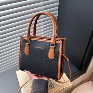 2025 New Trendy Large Capacity PU Leather Litchi Grain Crossbody Bag For Women Urban Minimalist Shoulder Bag Handbag With Adjustable Strap