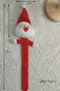 Spécifications de taille pour un bracelet peluche Père Noël de 40 cm de longueur totale