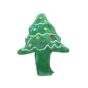 Bracelet de Noël créatif en peluche pour enfants avec décor de sapin à pois colorés