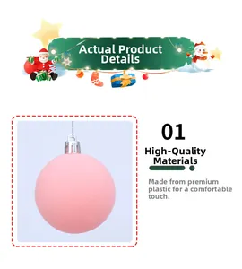 Close-up of pink flocked Christmas ornament ball with a silver hanging cap and string