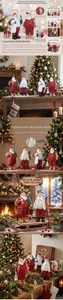 Macro detail of hand-painted resin texture and festive accessories on a Santa figurine