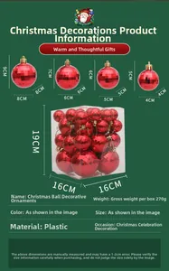 Detail showing various sizes of red mirrored disco balls with reflective textures
