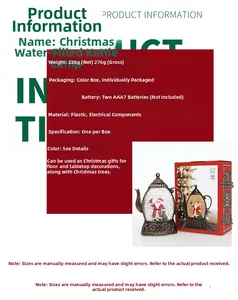 Detailansicht der Retro-Weihnachtslaterne mit Weihnachtsmannfigur und Batteriefach