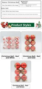 Close-up of hand-painted Christmas balls with snowflake and star patterns for tree decor