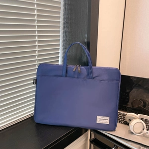 Minimalist Laptop Bag Waterproof Nylon Briefcase For Office Work School Commuter Handbag Large Capacity Durable