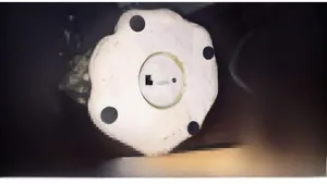 Detail view of the Halloween LED candle base featuring an on/off switch and non-slip pads