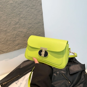 Sac à Bandoulière Femme en Cuir PU Rétro Mode Minimaliste Petit Sac Carré Avec Fermoir en T Doré Sac Quotidien