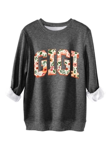 Détail du sweat Gigi montrant la doublure en polaire blanche et le poignet côtelé