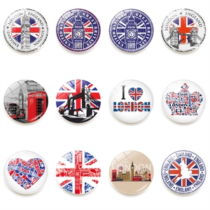 Aimants de Réfrigérateur Souvenir de Voyage Londres Verre de Cristal Aimant Union Jack Big Ben Tower Bridge Autocollant Magnétique