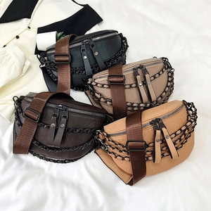 Sacs bandoulière tendance motif crocodile en quatre couleurs avec détail chaîne