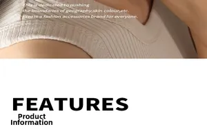 Detail of minimalist beige ribbed knit top showing high-quality fabric texture and seams