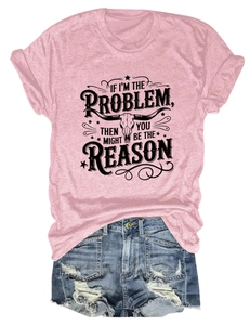 Pink t-shirt with bull skull print and vintage distressed denim shorts flat lay set