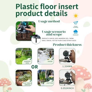 Detail showing 1.334mm thickness of the waterproof black dragon garden stake decoration