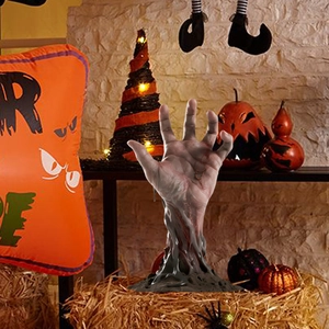 Halloween Zombie Hand Garden Stake Waterproof PVC Plastic Scary Horror Undead Prop Outdoor Yard Lawn Patio Decoration