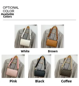 Detailed comparison of checkerboard cylindrical crossbody bags in five stylish colors