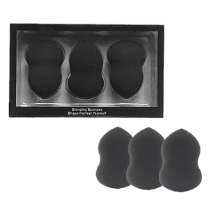 Lot de Éponges de Maquillage en Non-Latex Hydrophile Forme Gourde Éponges Mélange pour Fond de Teint Crème Anti-Cernes Beauté