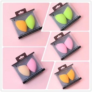 Hydrophilic Non Latex Makeup Sponge Teardrop Slant Cut Beauty Blender For Foundation And Concealer Blending Cosmetic Tooling