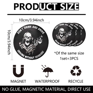Détail montrant les dimensions de 10cm et les caractéristiques magnétiques du lot de 3 aimants
