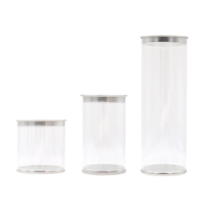 Klarer Runder PET Aufbewahrungsbox Für Beauty Schwamm Verpackung Transparent Zylinder Behälter Tragbarer Organizer Mit Deckel