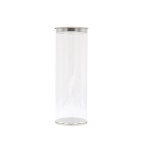Professioneller klarer runder PET-Verpackungszylinder für Beauty-Blender und Make-up-Schwämme