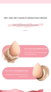Detailed guide for dry and wet use of mini makeup sponges with foundation and powder