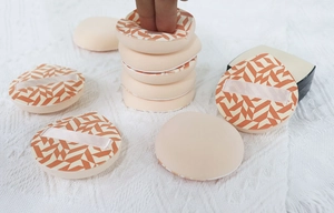 Details von weichem Rubycell Luftkissen-Quasten-Set mit hoher Elastizität unter Druck