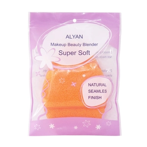 Éponge de maquillage orange super douce ALYAN pour un mélange parfait du fond de teint