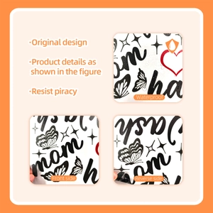 Waterproof butterfly and mom quote wall sticker detailing high-quality front side design