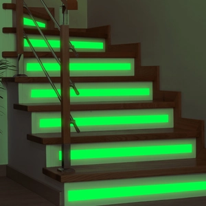 Luminous Glow In The Dark Holographic Stair Edge Decorative Tape PVC Self Adhesive Safety Warning Sticker For Home Decor